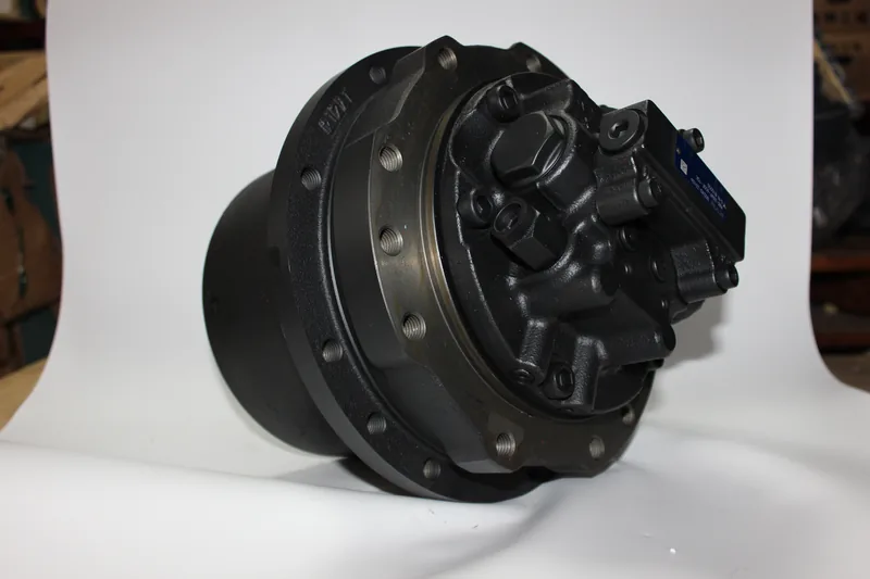 Black travel motor and final drive assembly