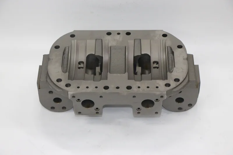 Machined hydraulic pump rear housing replacement part