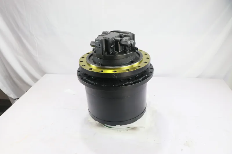 Travel motor and final drive reduction assembly