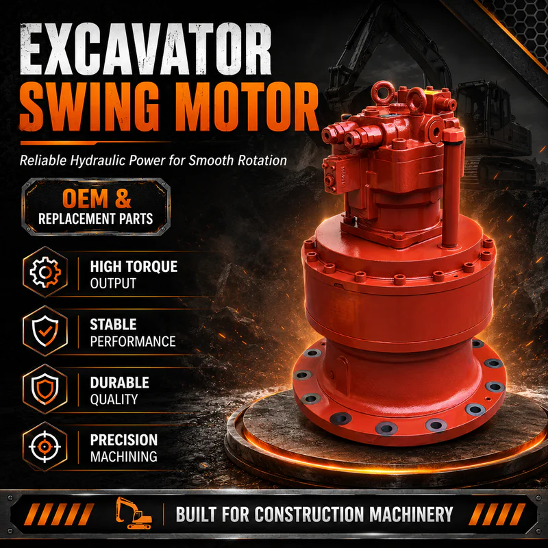 Export packing and worldwide shipment of swing motors