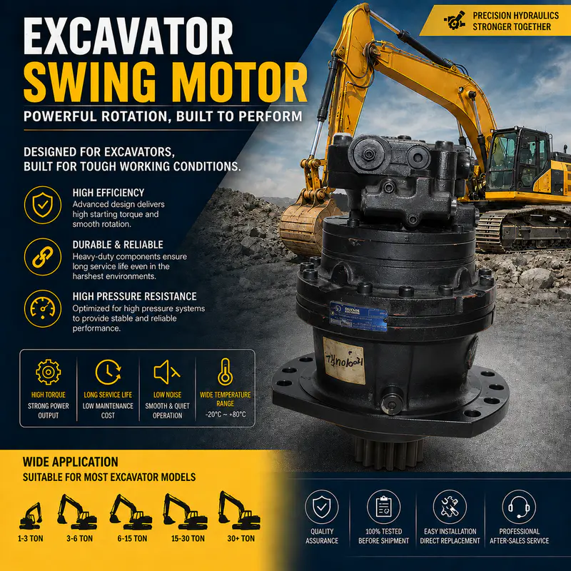 Excavator swing motor for construction machinery