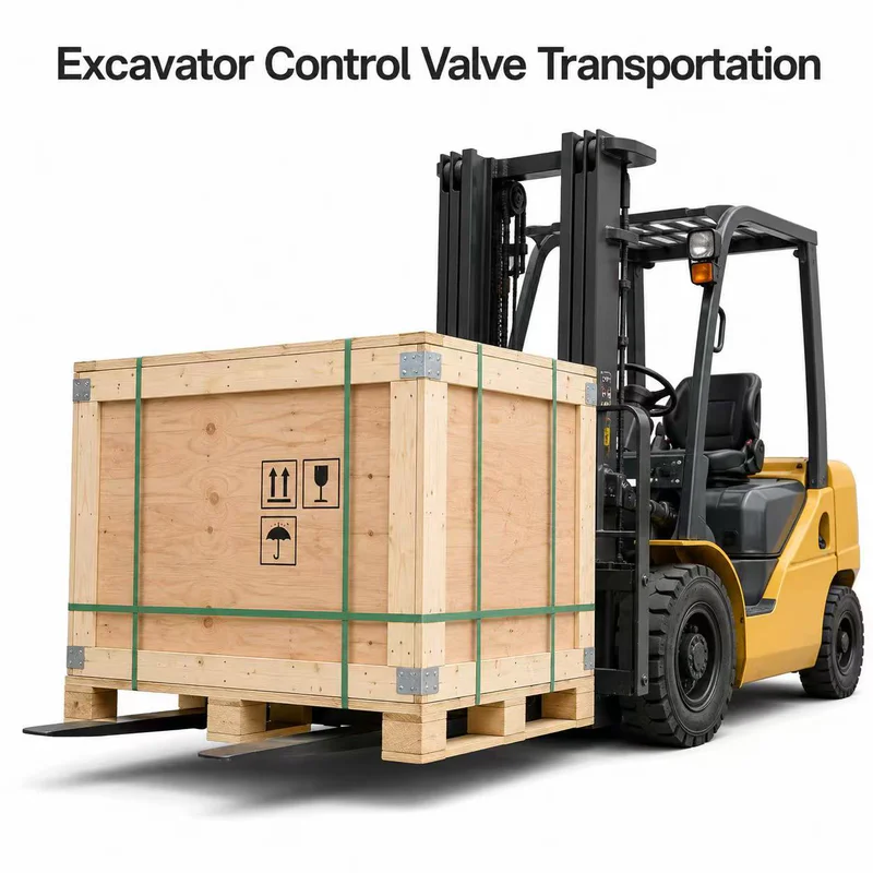 Pallet secured for forklift handling