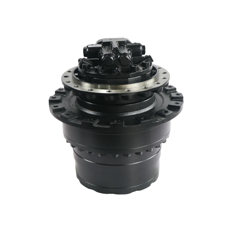 Track loader travel drive motor