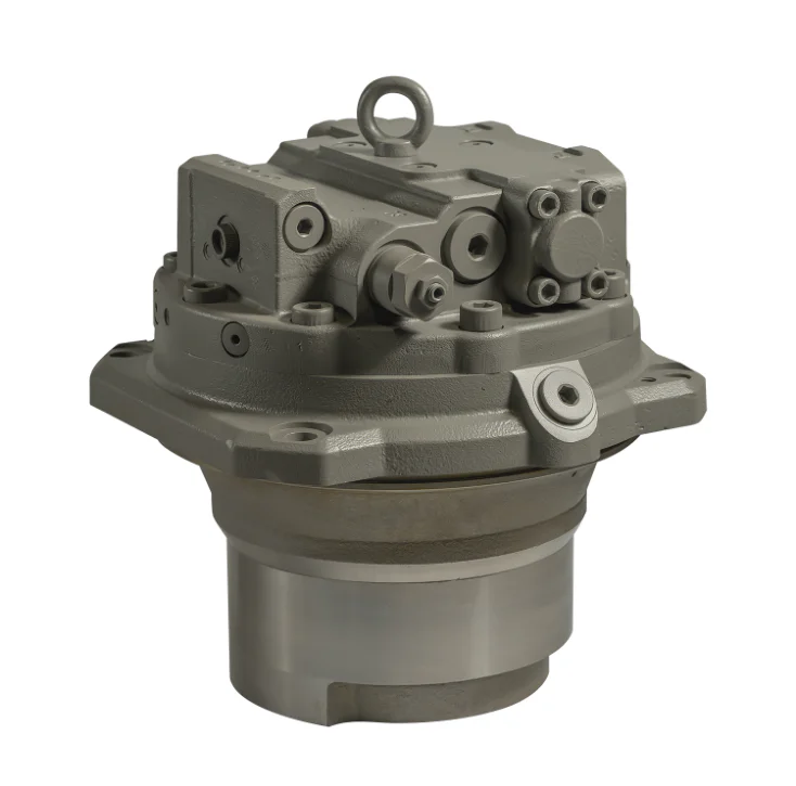 Road roller travel motor